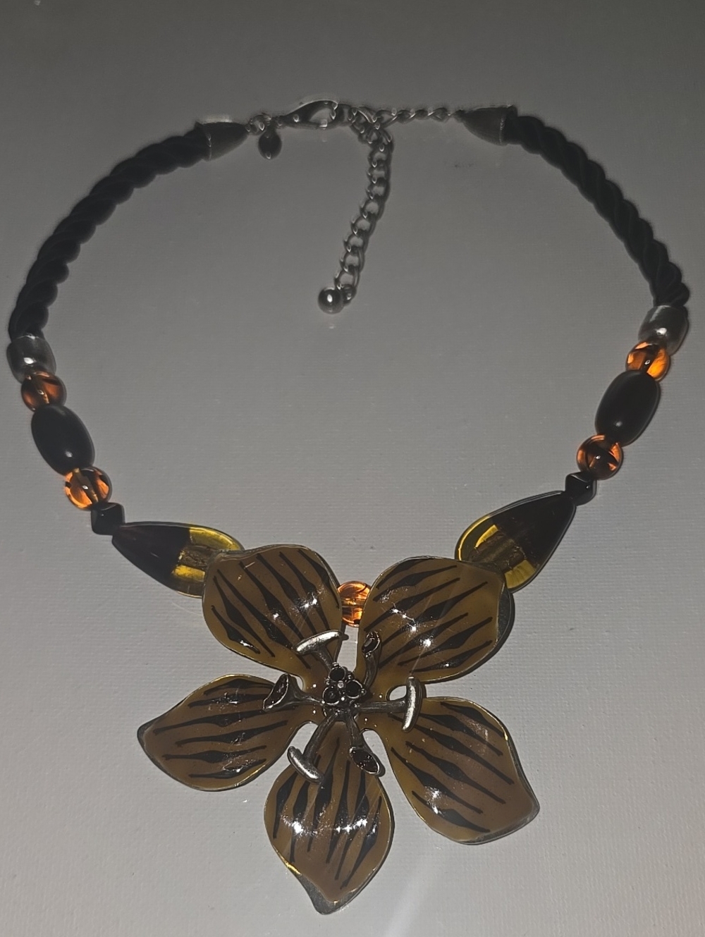 Chicho's Floral Pendant Necklace
